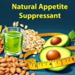 picture showing natural appetite suppressants, almonds, green tea, avocado