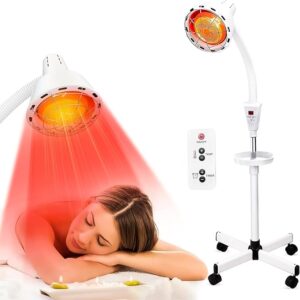 Heat lamp for home treatment for back pain